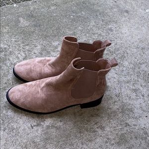 TAN BOOTIES SIZE 8